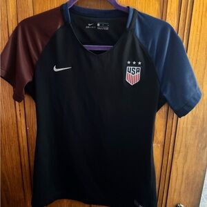 Nike Kids USA Soccer Jersey - Black, Blue, and Maroon